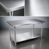 Thumbnail image #3 for John Boos Stallion 84-Inch x 24-Inch 16-Gauge Stainless Steel Work Table with Adjustable Undershelf