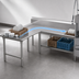 Thumbnail image #3 for John Boos Pro-Bowl L-Shaped Island Clean Dishtable, 60