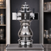 Thumbnail image #3 for Glastender Braumeister 3-Faucet Air-Cooled Draft Dispensing Tower with Mirror Finish and Drain Pan
