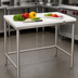 Thumbnail image #3 for Eagle Group 24 Inch x 24 Inch Poly Top Chopping Table with Stainless Steel Tubular Base