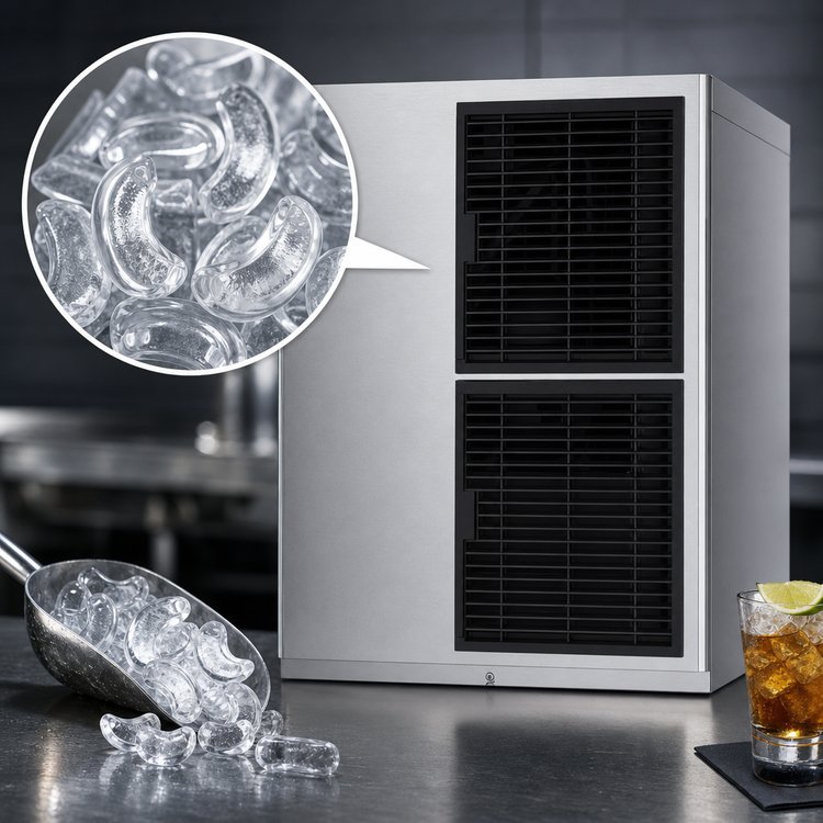 Product image #3 for Hoshizaki KM-660MAJ-E 22-Inch Wide Air-Cooled Self-Contained Modular Crescent Cube Ice Maker