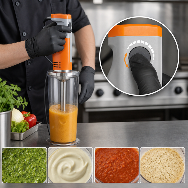 Product image #3 for Mini DynaShake MX054 Hand-Held Variable-Speed Immersion Blender with 7.5-Inch Detachable Shaft and 1-Liter Cup