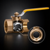 Thumbnail image #3 for Dormont Full Port Gas Ball Valve, 1/2 Inch FIP x 1/2 Inch FIP