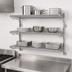 Thumbnail image #3 for Eagle Group QuadTruss Piggyback 3-Tier Wall-Mounted Open Wire Shelf Kit, 30 x 18 Inches, Chrome