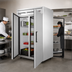 Thumbnail image #3 for Everest Refrigeration ESPT-2S-2S Pass-Thru Two-Section Reach-In Refrigerator, 48 Cu. Ft., Stainless Steel