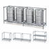 Thumbnail image #3 for Quantum Modular Wire Dunnage Rack, 36 x 18 x 34 Inches, Gray Epoxy Antimicrobial Finish