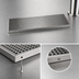 Thumbnail image #3 for Micro Matic Surface Mount Stainless Steel Drip Tray Trough with Perforated Screen, 24 x 8 Inches