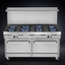 Thumbnail image #3 for Southbend Ultimate 60-Inch Gas Restaurant Range with 9 Open Burners and 2 Standard Ovens