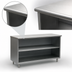 Thumbnail image #3 for Spec-Master Open Front Plate Cabinet with Stainless Steel Top, 120W x 18D
