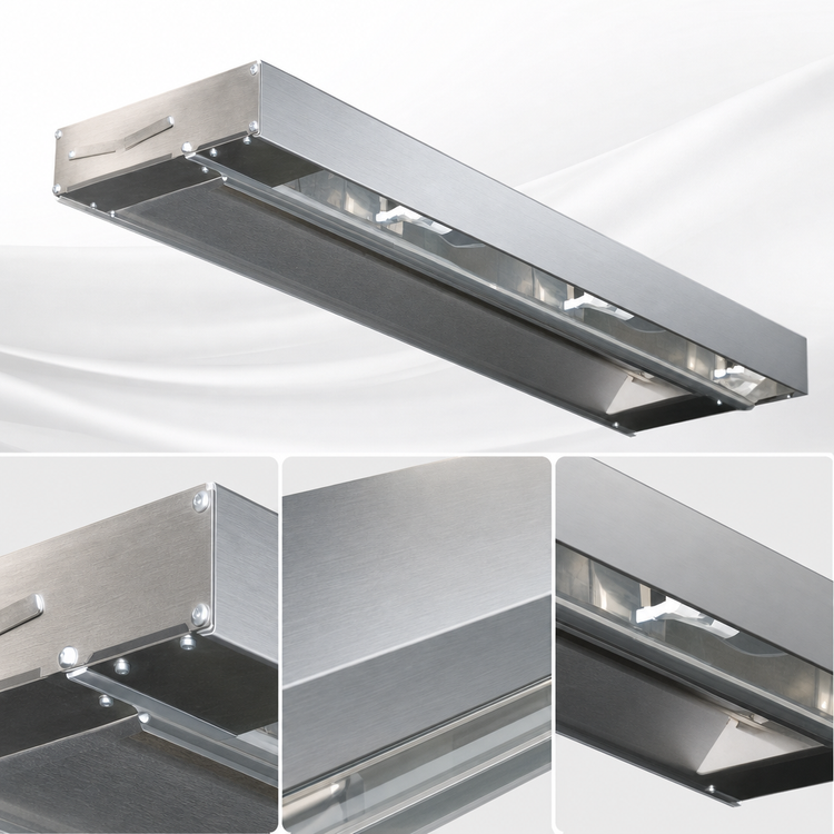 Product image #3 for Eagle RedHots RHHL-30-120-H-R 30-Inch High-Watt Remote Strip Heat Lamp — Unlighted, Aluminum Housing, 660W, 120V