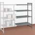 Thumbnail image #3 for Cambro Camshelving Basics Plus 18 x 36 x 64 Inch 5-Tier Vented Add-On Polymer Shelving Unit