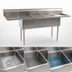 Thumbnail image #3 for Eagle Group BlendPort® BPFE Series 3-Compartment Economy Sink with Left Drainboard, 18