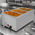 Thumbnail image #3 for KoolMore 3-Section Countertop Electric Food Warmer with Faucet