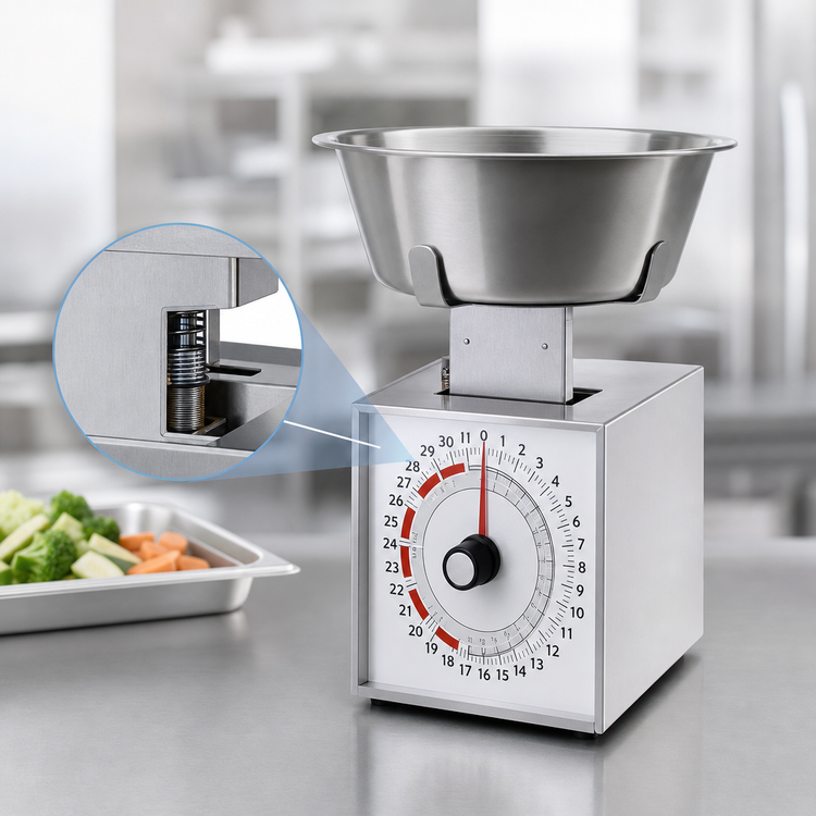 Product image #3 for Edlund Premier Series Deluxe Over & Under Portion Scale with Removable 3-Qt Bowl, 32 oz x 1/4 oz