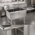 Thumbnail image #3 for John Boos B Series 2-Compartment Sink with Right Drainboard, 58-3/16