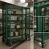 Thumbnail image #3 for Metro Super Erecta Mobile Wire Security Cage with Metroseal 3 Epoxy-Coated Finish, 65 x 27-1/4 x 68-1/2 Inches