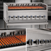 Thumbnail image #3 for Pro Series 48-Inch Gas Countertop Radiant Charbroiler with 8 Stainless Steel Burners