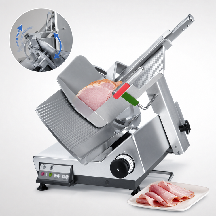 Product image #3 for Bizerba GSP HD I 150 Automatic Heavy-Duty Illuminated Safety Slicer, 13-Inch Blade, 120V