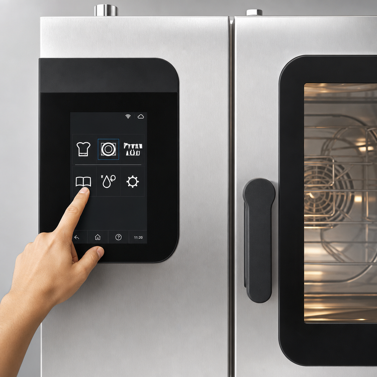 Product image #3 for Convotherm C4 ET 6.20GB-N Maxx Pro Full-Size Gas Combi Oven with EasyTouch Controls