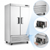 Thumbnail image #3 for Everest Refrigeration EBNF2 Two-Section Reach-In Freezer, Bottom-Mount Self-Contained R290, 33 Cu. Ft.