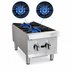 Thumbnail image #3 for IKON Cooking 12-Inch Natural Gas 2-Burner Commercial Hotplate with Legs, 50,000 BTU