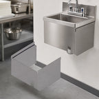 Thumbnail image #3 for John Boos PBHS-APN-1410-D-KV1 Stainless Steel Deck-Mount Apron for PBHS 14 x 10 in. Wall Mount Hand Sink