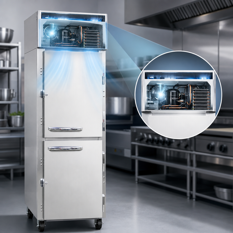 Product image #3 for Continental Refrigerator 1FNSSHD One-Section Half-Height Door Reach-In Freezer