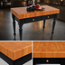 Thumbnail image #3 for John Boos Rouge et Noir Le Rustica End Grain Island Work Table with 1 Drawer, 30 x 24 x 34-1/2 Inches