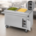 Thumbnail image #3 for Randell RANFG HTD-2 Mobile Electric Hot Food Table with (2) 12