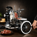 Thumbnail image #3 for Trento Volano Manual Food Slicer with 12-Inch Blade and Daisy-Flower Flywheel, Black Finish