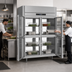 Thumbnail image #4 for Victory UltraSpec Series Extra Wide Pass-Thru Glass Half-Door Freezer, 2-Section, Self-Contained