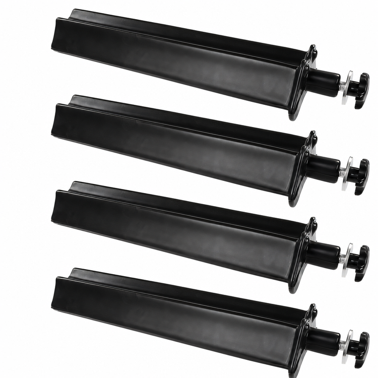 Product image #3 for Carlisle Optimizer Replacement Dish Dolly Dividers, Polyethylene, Black, Set of 4