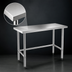 Thumbnail image #3 for Steel Works Stainless Open Base Stainless Steel Work Table, 30 x 24 x 34 Inches, 18 Gauge 304 Stainless Steel Top