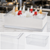 Thumbnail image #3 for Luxe Rectangular Ice Housing with Polycarbonate Bin and White Metal Frame