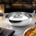 Thumbnail image #3 for American Metalcraft 62 oz. Stainless Steel Round Balti Dish with Mirror Finish