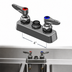Thumbnail image #3 for T&S Brass Workboard/Bar Sink Mixing Faucet, Deck Mount, 4-Inch Centers, Swivel Outlet, Less Nozzle
