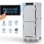 Thumbnail image #3 for Metro C5 C589-SDS-UPDS Full-Height Mobile Pass-Thru Controlled Temperature Holding Cabinet, Dutch Doors, 17 Sheet Pan Capacity