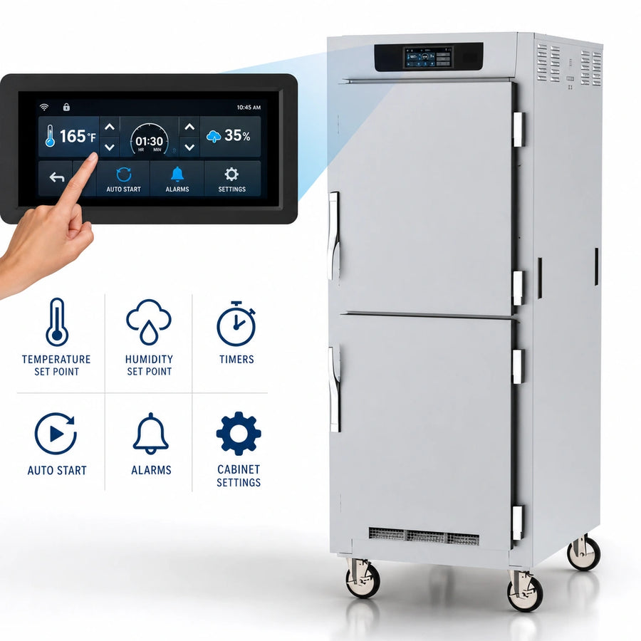 6.8-Inch Touch-Screen Controls