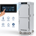 Thumbnail image #3 for Metro C5 8 Series Full-Height Mobile Pass-Thru Controlled Temperature Holding Cabinet with Solid Dutch Doors and Universal Wire Slides