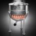 Thumbnail image #3 for Groen FT-20 20-Gallon Direct Steam Kettle with 2/3 Jacket and Tri-Leg Base