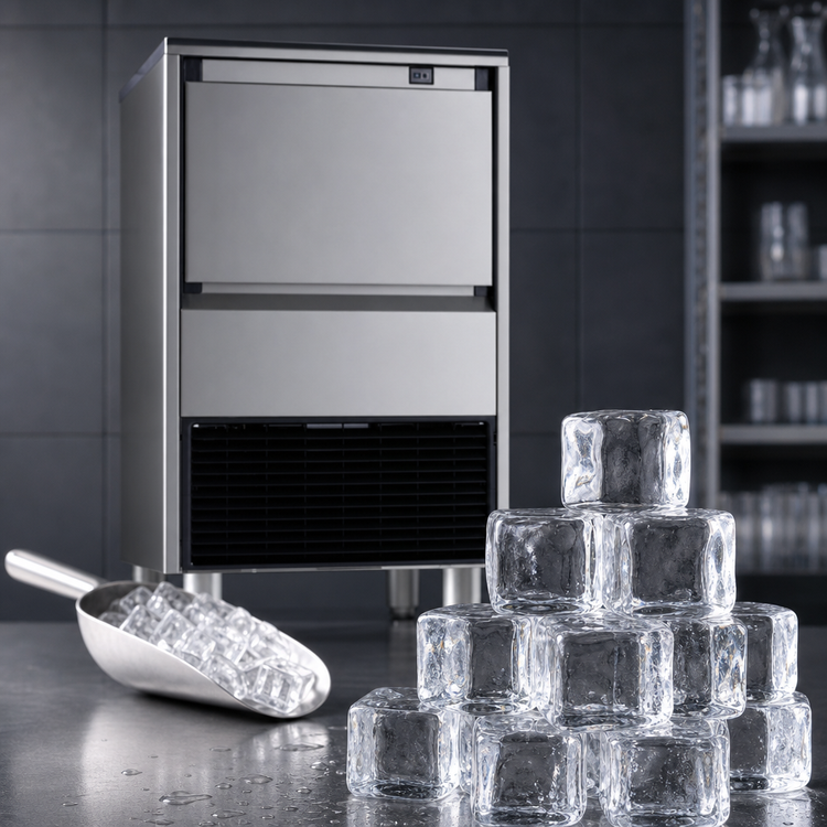 Product image #3 for DELTA NG 150 Self-Contained Gourmet Cube Ice Machine with 55 lb Bin