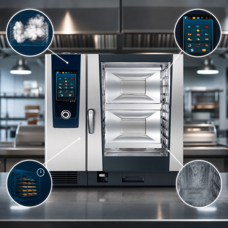 Product image #3 for RATIONAL iCombi Pro 10-Full Size Electric Combi Oven, 480V, 3-Phase