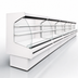Thumbnail image #4 for Howard-McCray 40E Series Dairy Curved End Open-Air Merchandiser, 51 Inch W, Self-Contained Refrigeration, White, 2-Shelf
