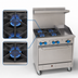 Thumbnail image #3 for Comstock-Castle 36-Inch Gas Range with 4 Star Burners, 12-Inch Griddle, Standard Oven, Backriser and High Shelf