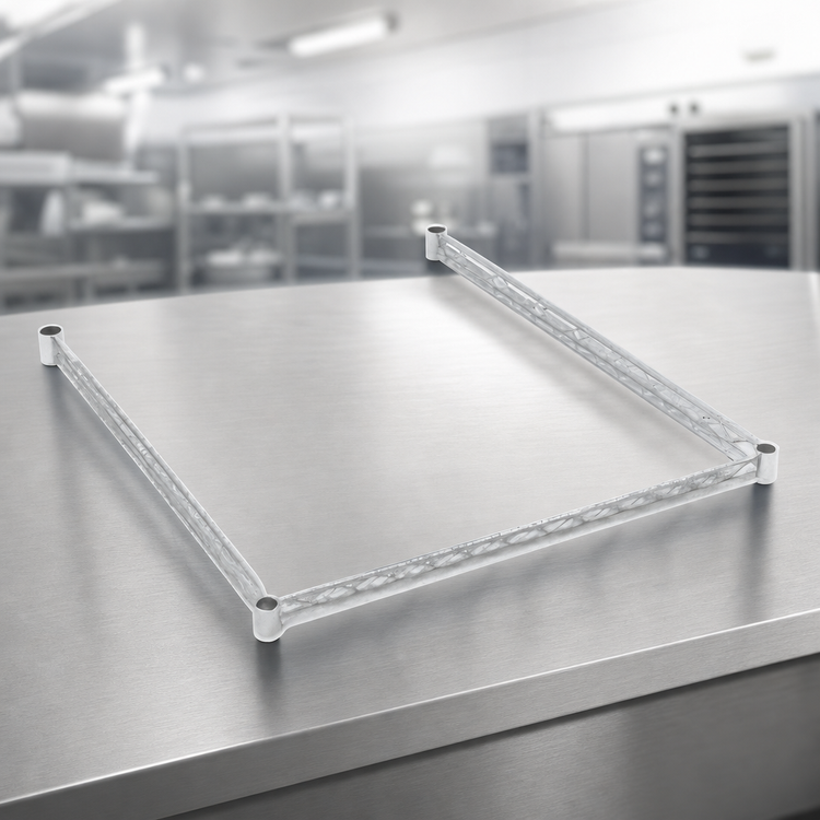 Product image #3 for Eagle Group DTF1860-S 3-Sided Double Truss Frame, 60 x 18 Inches, Stainless Steel