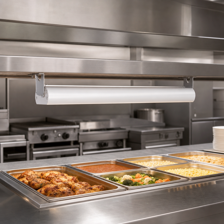 Product image #3 for Vollrath 84-Inch Low Profile Unlighted Strip Heat Lamp with Remote Toggle Switch