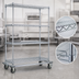 Thumbnail image #3 for EAGLEbrite 4-Tier Wire Shelving Dolly Truck, 60