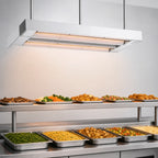 Thumbnail image #3 for Hatco Quick Ship GRAH72D120V 72-Inch Double Unlighted Infrared Strip Heater, Tubular Metal Rod, 3450W, 120V, Aluminum