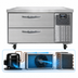 Thumbnail image #3 for Continental D36GN 36-Inch Two-Drawer Refrigerated Griddle Stand with Marine Edge Top
