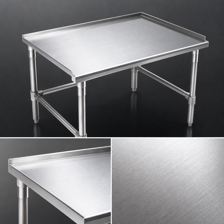 Product image #3 for John Boos 15" W x 24" D x 24" H Stainless Steel Equipment Stand